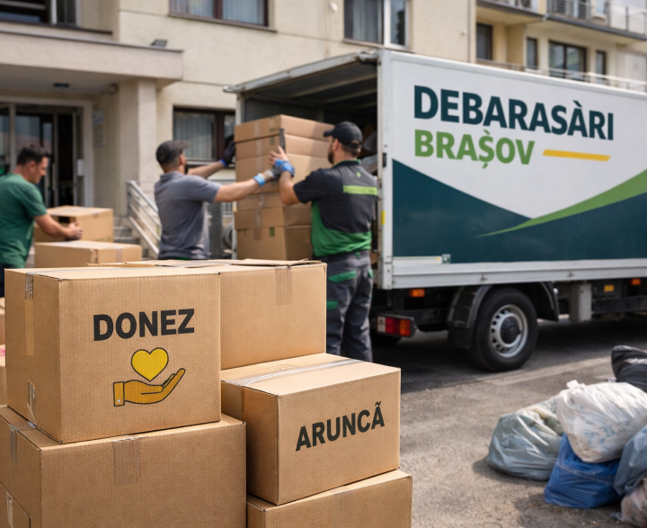 pregatire pentru debarasare apartament - sortare si ambalare
